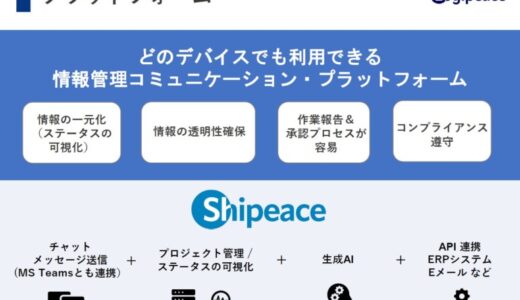 海運・物流業界向けコミュニケーションプラットフォームを提供する「Logipeace」、1百万シンガポールドル（約1.1億円）のシードラウンド資金調達を完了