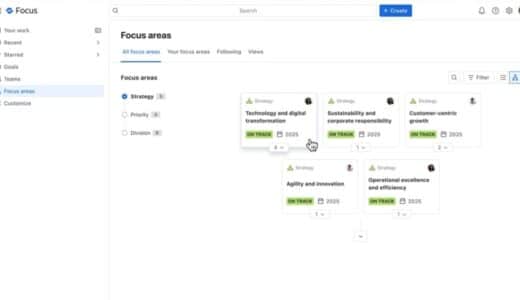 Atlassian Focus – 企業戦略とプランニングのための製品を発表