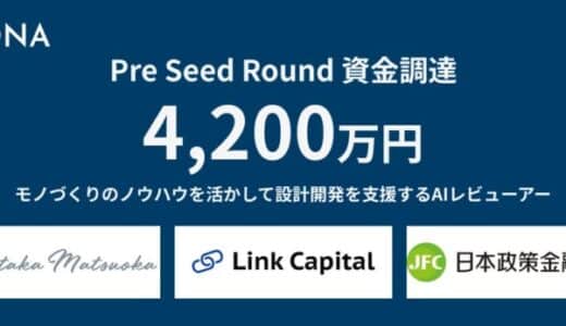 AIONA株式会社がプレシードラウンドにてLink Capitalをリード投資家とする4,200万円の資金調達を実施