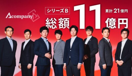 Acompany、SBIインベストメントとグロービス・キャピタル・パートナーズ等を引受先とする第三者割当増資により、総額11億円の資金調達を実施