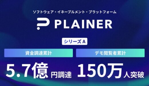 ソフトウェア・イネーブルメント・カンパニーPLAINER、シリーズAラウンドの資金調達を実施。調達額は5.7億円に。