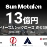 金属業界の脱炭素化を推進するSun Metalon、シリーズA 2ndクローズで総額13億円(910万米ドル)を日米の投資家より調達、累計調達額は58億円(約4千万米ドル)に