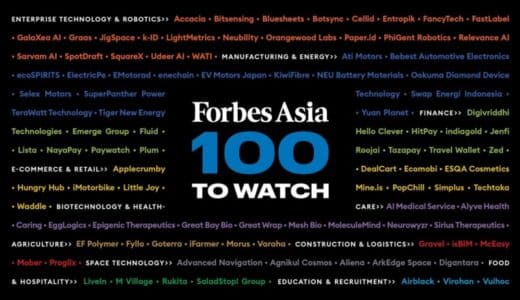 アークエッジ・スペース、「Forbes Asia 100 to Watch 2024」に選出