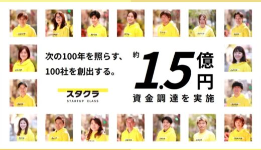 スタクラ、約1.5億円の資金調達を実施。創業14年目で初。