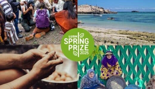 今年で6回目の開催となる『Lush Spring Prize 2025』環境や社会の再生に貢献した19プロジェクトに総額約4,875万円を授与