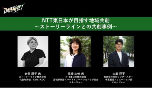 01Boosterが運営を実施するグローバルスタートアップイベント「DATERISE！2025」PLATINUM SPONSORのNTT東日本株式会社による新セッションを公開！