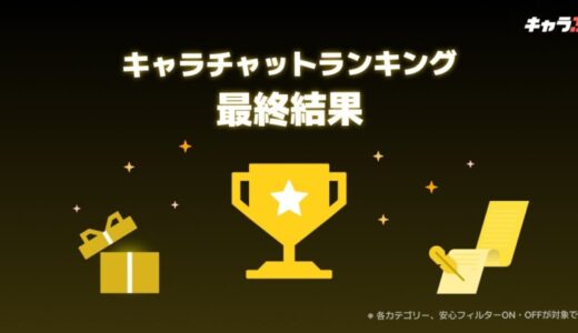 新次元チャットシミュレーション「キャラぷ」、最多優勝者に40万円分のAmazonギフト券を贈呈！「キャラチャットランキング」キャンペーン結果発表