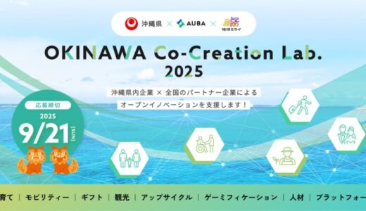 【 沖縄県 × eiicon × 琉球ミライ 】オープンイノベーション事業『OKINAWA Co-Creation Lab.2025』 全国から新規事業の共創パートナーを募集！