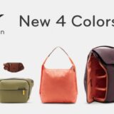 【ピークデザイン新商品】カメラバッグやトラベルバッグ、ストラップシリーズなどに、自然界からインスパイアされた新カラーが登場!