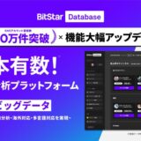 SNSアカウント登録数300万件突破！「BitStar Database」が日本有数*の分析プラットフォームに ― TikTok詳細分析・海外地域分析・多言語対応等、機能大幅拡張