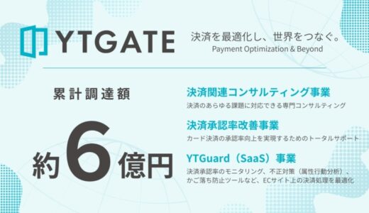 YTGATE、静岡銀行などから１億円の追加デットファイナンスを実行、創業2年目で累計約６億円に到達